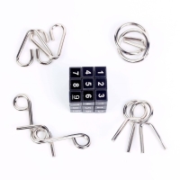 Головоломка металлическая «Магические символы», набор 5 шт. Головоломка металлическая «Магические символы», набор 5 шт.