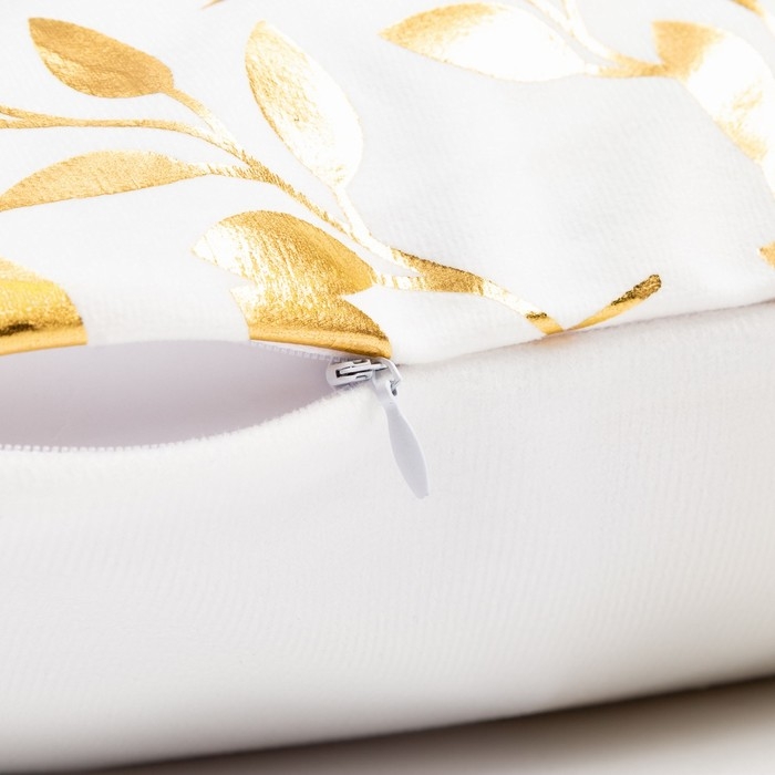 Наволочка декоративная Этель &laquo;Листья&raquo; 40х40 см, 100% п/э