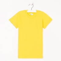 Футболка детская, цвет жёлтый, рост 152 см