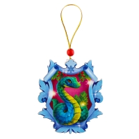 Ёлочная игрушка - подвеска деревянная &laquo;Новый год! Змея в снежинке&raquo;, символ года 2025