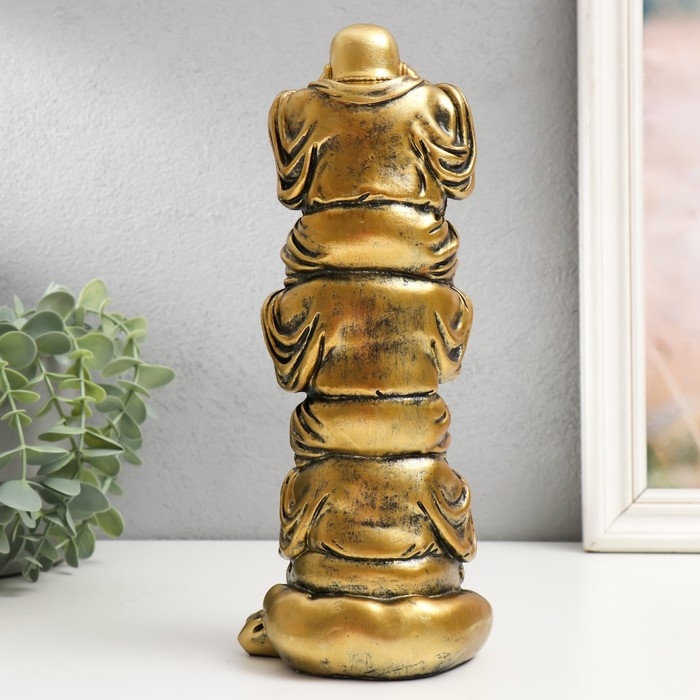 Сувенир полистоун Сувенир полистоун "Три Хотея. Пирамидка" 26х10,8х8,5 см