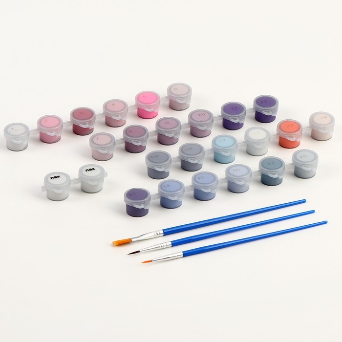 Картина по номерам на холсте с подрамником &laquo;Артистичная девушка&raquo;, 40 х 50 см