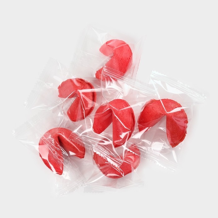 Печенье цветное с предсказаниями &laquo;Предсказываю море счастья&raquo;, 6 шт. х 12 г.