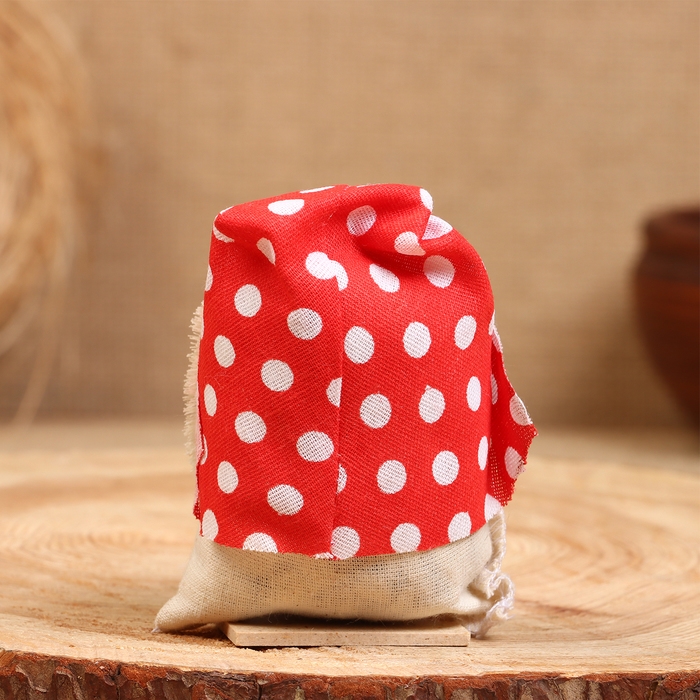 Оберег &laquo;Домовой с самоваром&raquo;, 12 см, микс