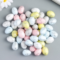 Декор пасхальный "Яйцо - золотые переливы" набор 50 шт разноцветные 2,5х1,8х1,8 см Декор пасхальный "Яйцо - золотые переливы" набор 50 шт разноцветные 2,5х1,8х1,8 см