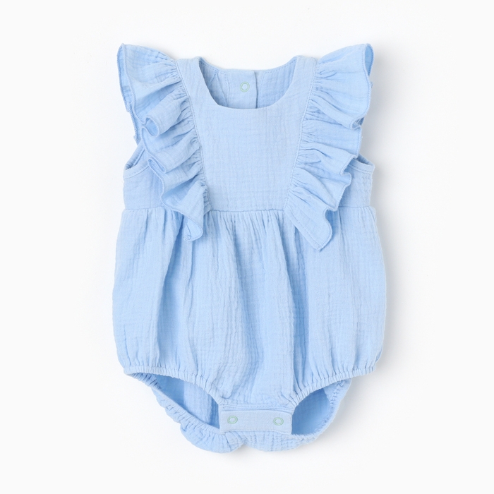 Боди детское MINAKU, цвет голубой, рост 74-80