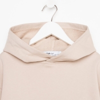 Костюм детский (худи, брюки) KAFTAN "Basic line", размер 32 (110-116), цвет кофейный