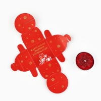 Свеча новогодняя чайная «Новый год: Много подарков», диам 4 см Свеча новогодняя чайная «Новый год: Много подарков», диам 4 см