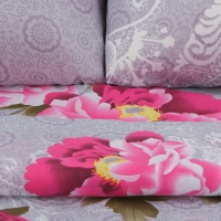 Постельное бельё 1,5сп MERRY 145х220 см, 150х220 см, 70х70 см 2шт полиэстер 70 гр/м, цвет МИКС