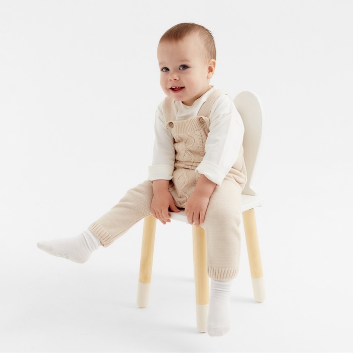 Комбинезон детский вязаный MINAKU, рост 80-86, цвет бежевый