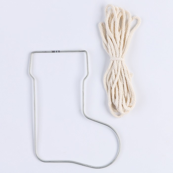 Ёлочная игрушка своими руками на новый год &laquo;Сапожок&raquo;, новогодний набор для творчества