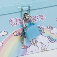 Копилка металл домик "Единорог" МИКС 10х9,5х12 см Копилка металл домик "Единорог" МИКС 10х9,5х12 см