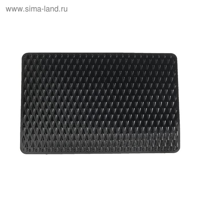 Коврик противоскольязщий 20&times;13 см, микс, черный