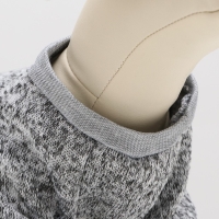 Свитер меланжевый, размер S (ДС 20, ОШ 23, ОГ 25 см), серый Свитер меланжевый, размер S (ДС 20, ОШ 23, ОГ 25 см), серый