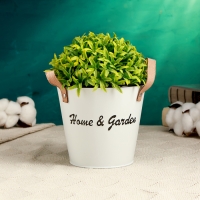 Кашпо "Элли" 13х12см, белое