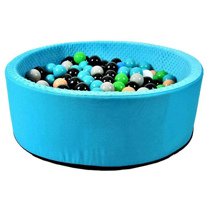 Набор шаров 150 шт, цвета: бирюзовый, серый, белый, чёрный, салатовый, бежевый, диаметр шара &mdash; 7,5 см