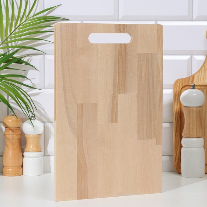 Доска разделочная деревянная Доска разделочная деревянная "Прямоугольник" 34х23х0,8 см береза