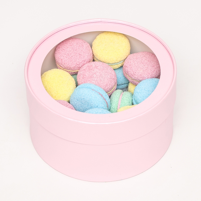 Подарочная коробка Подарочная коробка "Нежность", розовый перламутр, завальцованная с оконом, 18 х 10 см