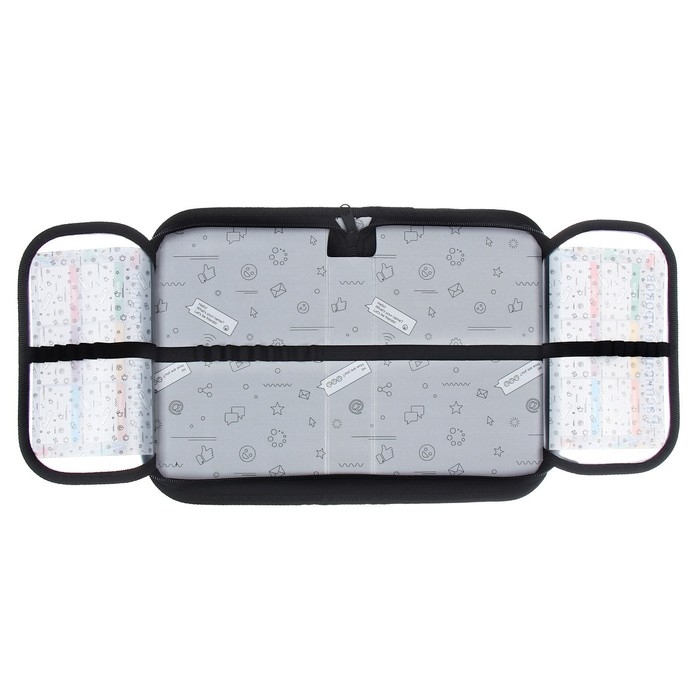 Пенал 1 секция, 130 х 210 х 40 мм, 2 откидные планки, тканевый, Calligrata TOP, Content Пенал 1 секция, 130 х 210 х 40 мм, 2 откидные планки, тканевый, Calligrata TOP, Content "Экстрим"