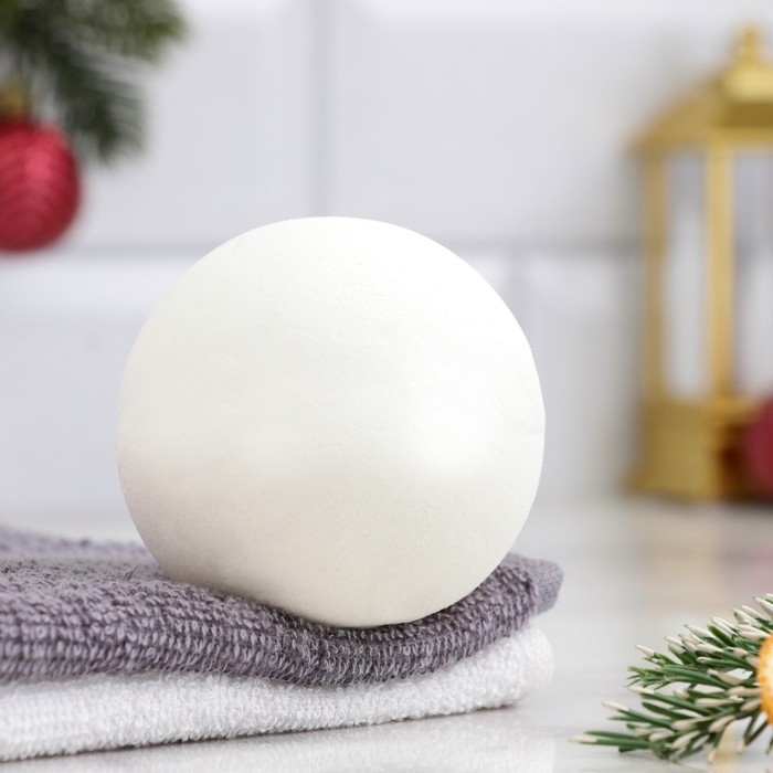 Бомбочка для ванны из персидской соли "Счастья в Новом году" масло лаванды, 140гр