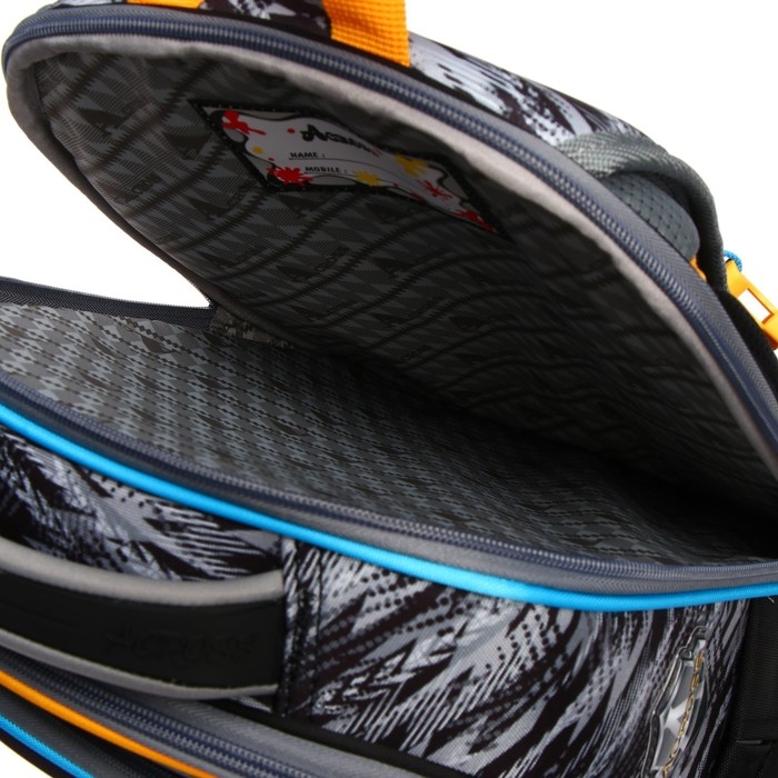 Рюкзак каркасный 36 х 28 х 11 см, Across 198, наполнение: мешок, серый ACR22-198-2