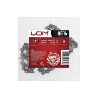 Цепь для бензопилы ЛОМ, 14", 350 мм, ширина паза 1.3 мм, шаг 3/8", 53 звена Цепь для бензопилы ЛОМ, 14", 350 мм, ширина паза 1.3 мм, шаг 3/8", 53 звена
