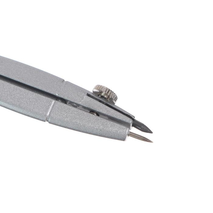 Циркуль металлический 120 мм, в пластиковой тубе Циркуль металлический 120 мм, в пластиковой тубе