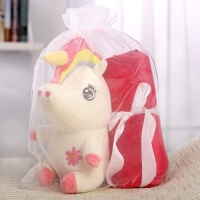 Мягкая игрушка &laquo;Единорожка&raquo;, с пледом, МИКС