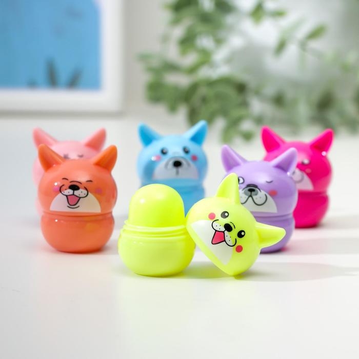 Бальзам для губ «Пёсик», микс цветов и ароматов Бальзам для губ «Пёсик», микс цветов и ароматов