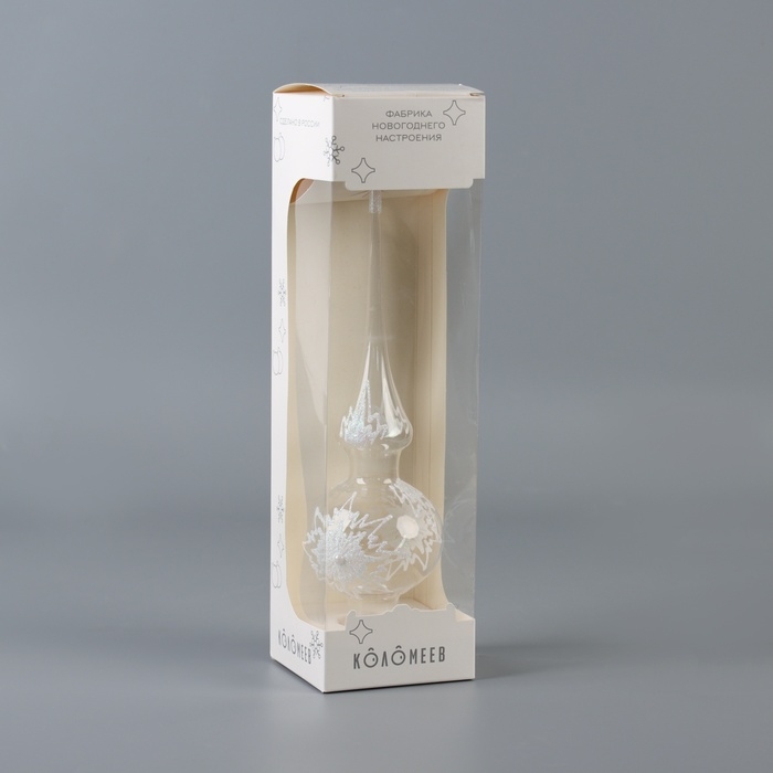 Верхушка "Снежинка снежная", в подарочной упаковке