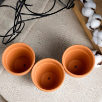 Набор кашпо "Велосипед" 3шт, на подставке, 9х9см Набор кашпо "Велосипед" 3шт, на подставке, 9х9см