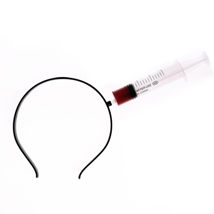 Карнавальный ободок &laquo;Шприц&raquo;