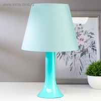 Лампа настольная 13204 1хЕ27 15Вт бирюзовый d=22 см, h=34,5 см RISALUX