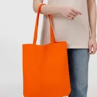 Холщовая сумка Strong 210, оранжевая Холщовая сумка Strong 210, оранжевая