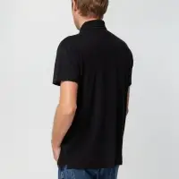 Рубашка поло мужская Spring 210 черная, размер XL