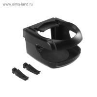 Подстаканник в дефлектор TORSO, автомобильный, черная Подстаканник в дефлектор TORSO, автомобильный, черная