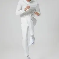 Куртка с капюшоном унисекс Begi, молочно-белая, размер XL