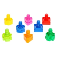 Конструктор &laquo;Болты и гайки&raquo;, 10 карточек, зверята