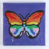 Аппликация помпошками &laquo;Бабочка&raquo;, размер &mdash; 30 &times; 30 см, клей 30 мл