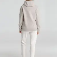 Толстовка с капюшоном унисекс King, дымчато-серая, размер S