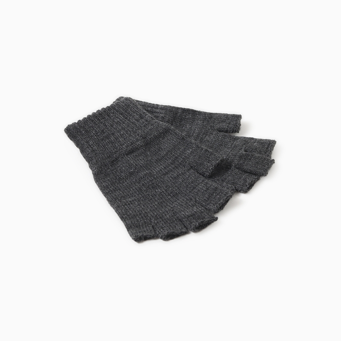 Перчатки (митенки) женские, цвет серый, 18 Перчатки (митенки) женские, цвет серый, 18