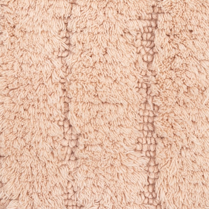 Ковер Этель "Waves" &Oslash; 100 см, бежевый,  70% хлопок, 30% п/э, 1500 г/м2