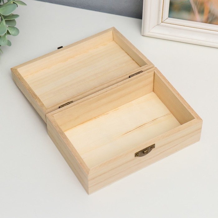 Шкатулка дерево под роспись Шкатулка дерево под роспись "Прямоугольная" 5,5х9,5х15 см