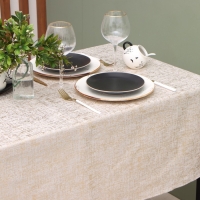 Скатерть Этель золото 100*140 &plusmn;5 см, 100% п/э, 180гр/м2