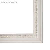 Рама для картин (зеркал) 40 х 50 х 3.2 см, пластиковая, Daria, белая