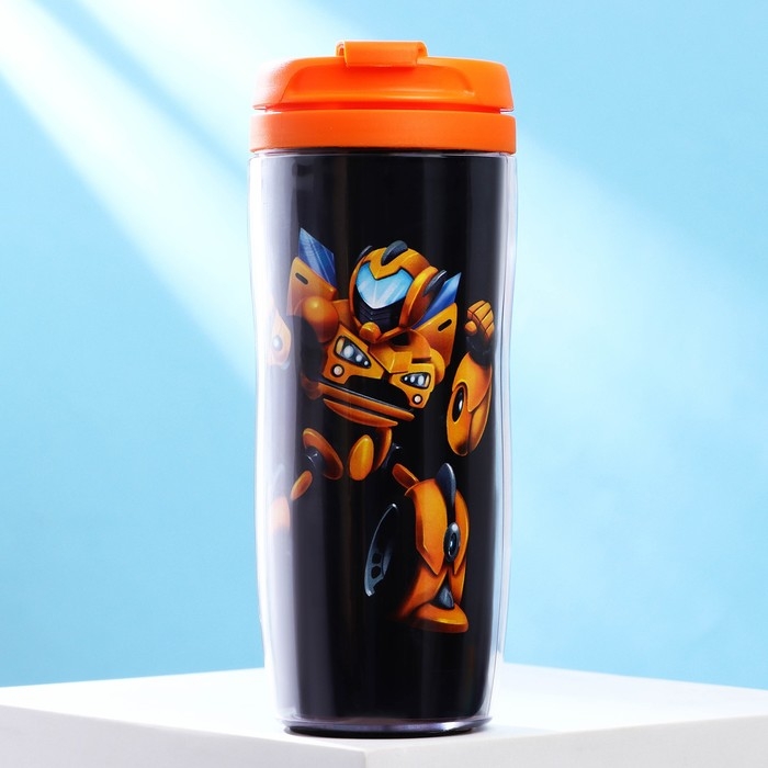 Термостакан со вставкой «Робот» 350 мл Термостакан со вставкой «Робот» 350 мл