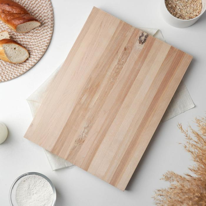 Доска разделочная Доляна &laquo;Классика&raquo;, 40&times;30&times;3 см, берёзa