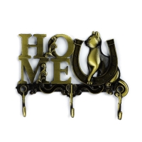 Ключница настенная &laquo;HOME&raquo;, кот, 11 х 6.9 см
