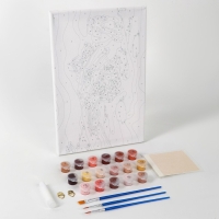 Картина по номерам с подрамником и поталью &laquo;Руки&raquo;, 20 х 30 см