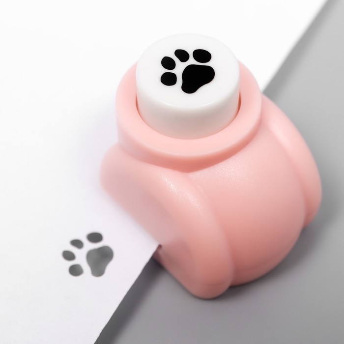 Дырокол фигурный Дырокол фигурный "Отпечаток лапки" d=0,8 см МИКС 3х2,5х2,5 см